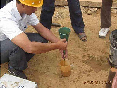 膨润土配置打桩泥浆确定比例